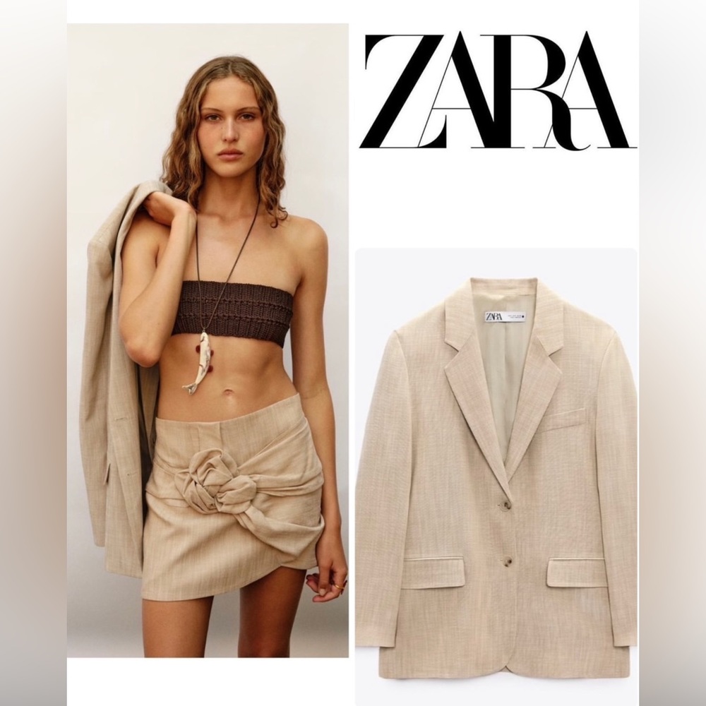 ZARA LIMITED EDITION OVERSIZED BLAZER 3227/332